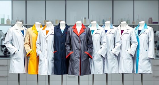 top student and professional lab coats