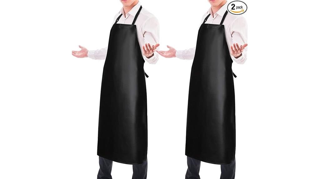 two waterproof apron sets