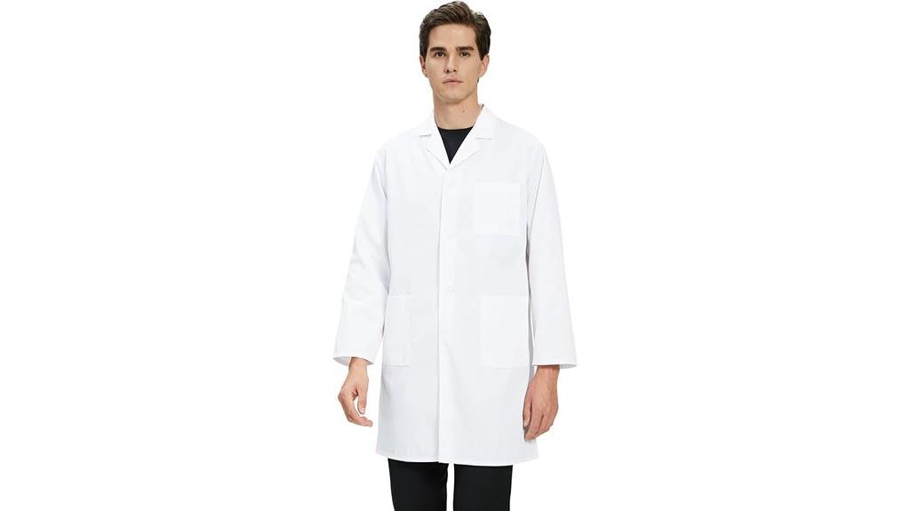 unisex medical lab coat