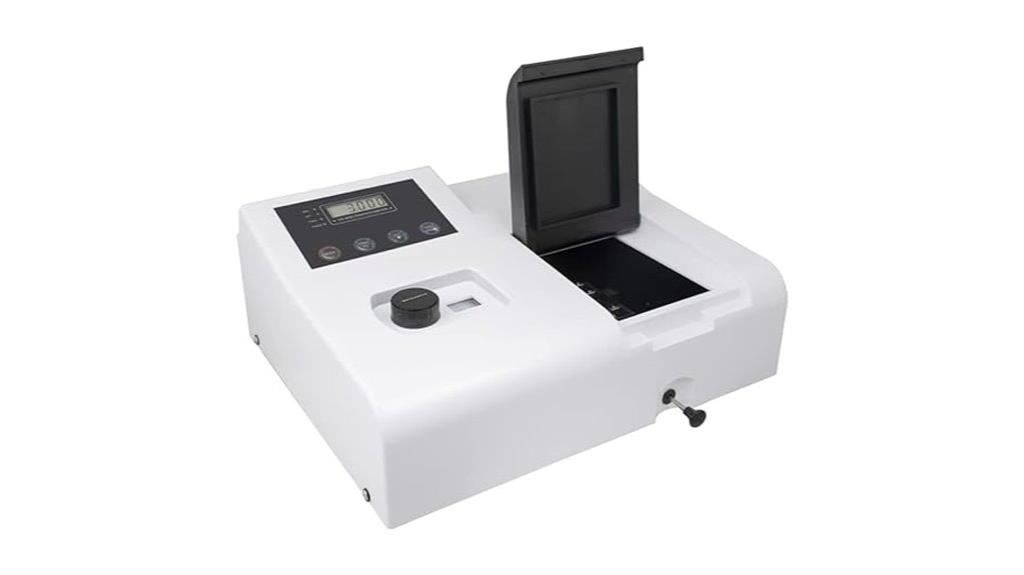 visible spectrophotometer with lcd