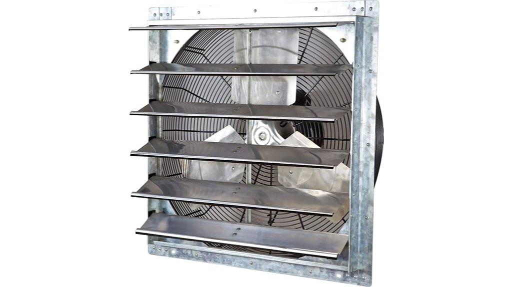 wall mounted exhaust fan
