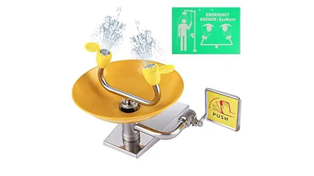 wall mounted eye wash station