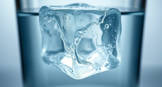 water expands when freezing