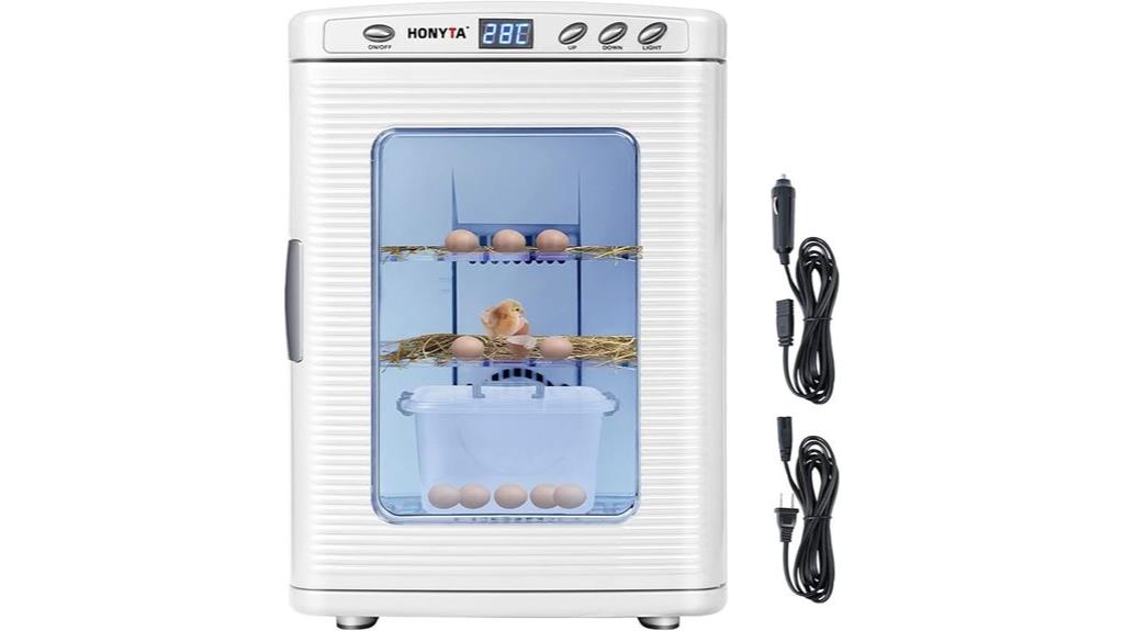 white incubator for eggs
