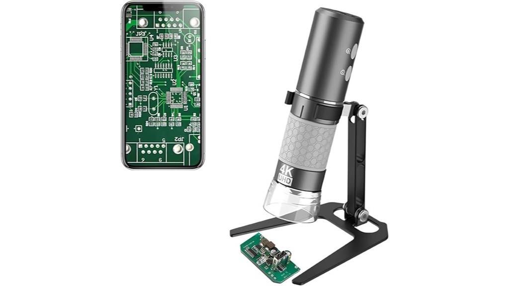 wireless 4k handheld microscope