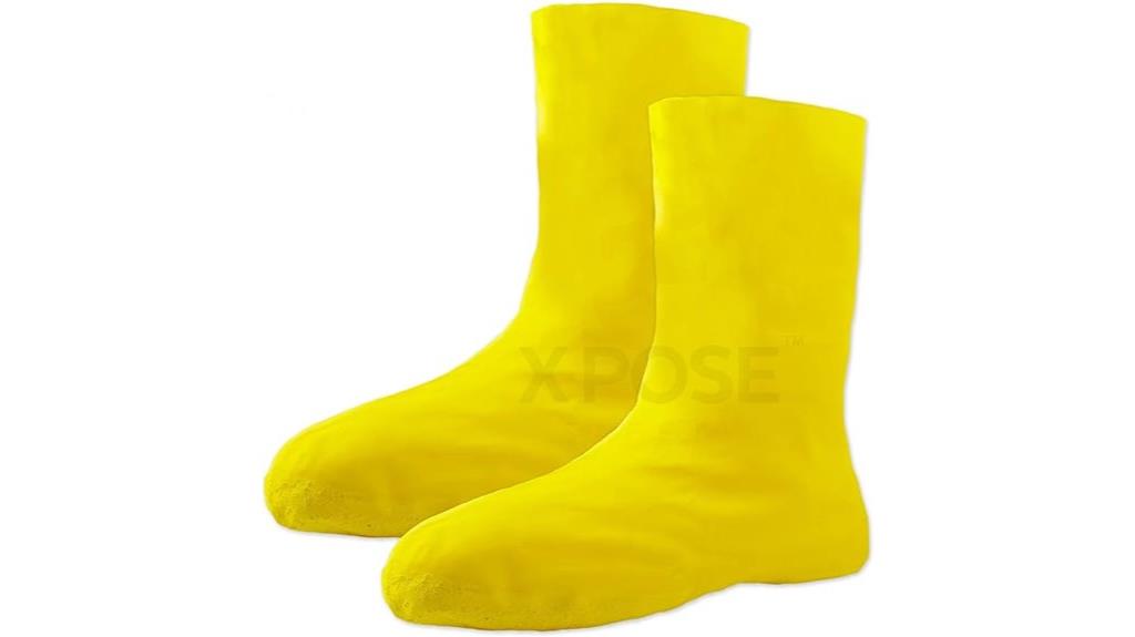 yellow 2xl hazmat shoe covers