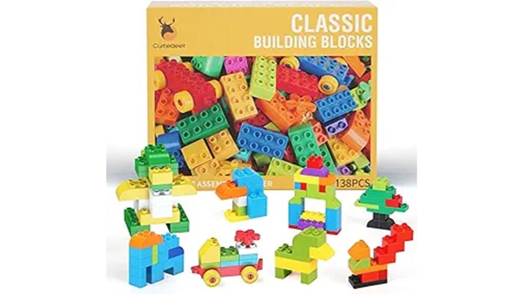 138 piece kids building set