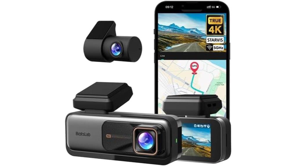 4k front rear night vision