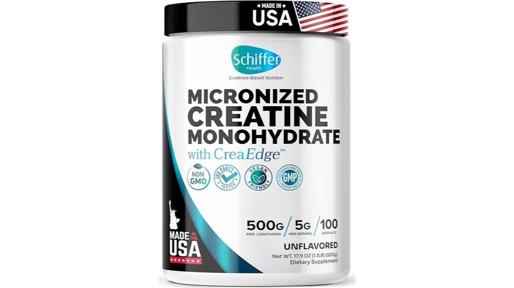 500g creatine monohydrate powder