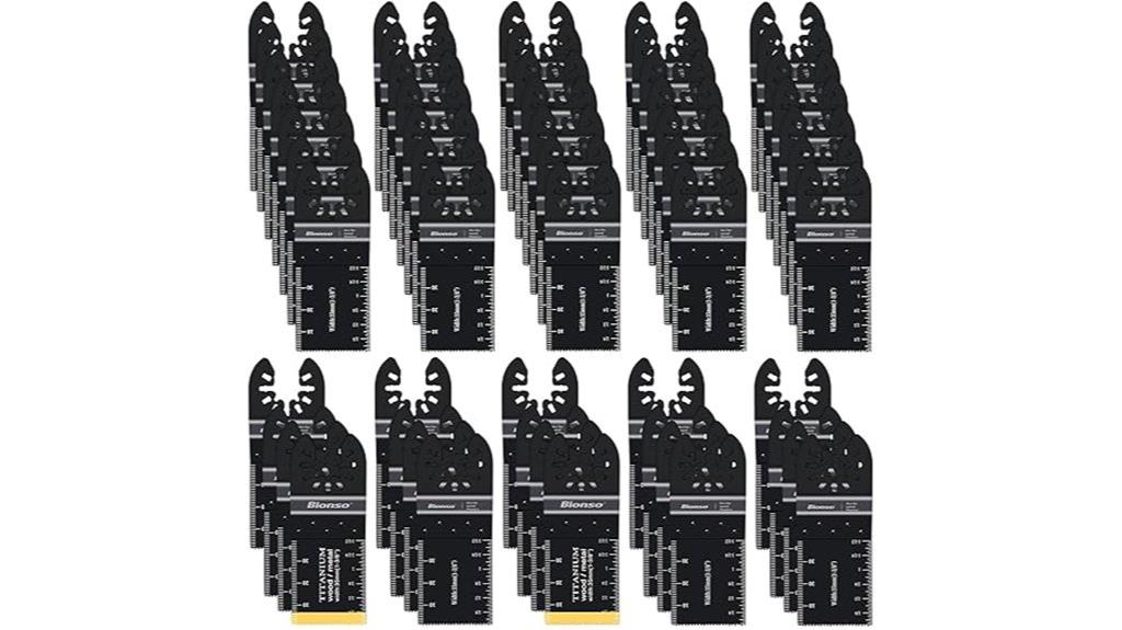 55 piece multitool saw blades