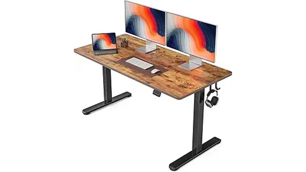 adjustable 55x24 standing desk