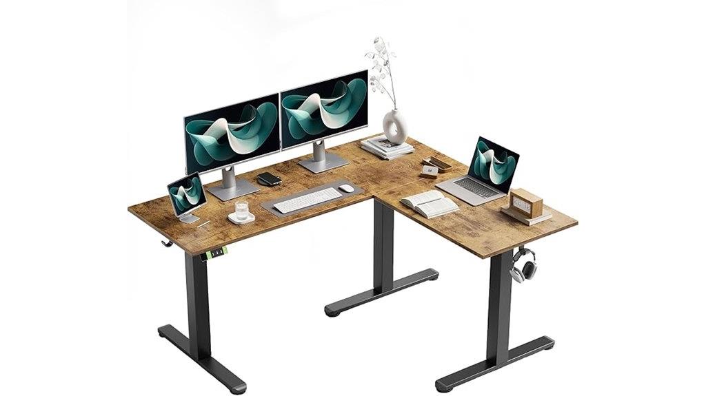 adjustable corner standing desk