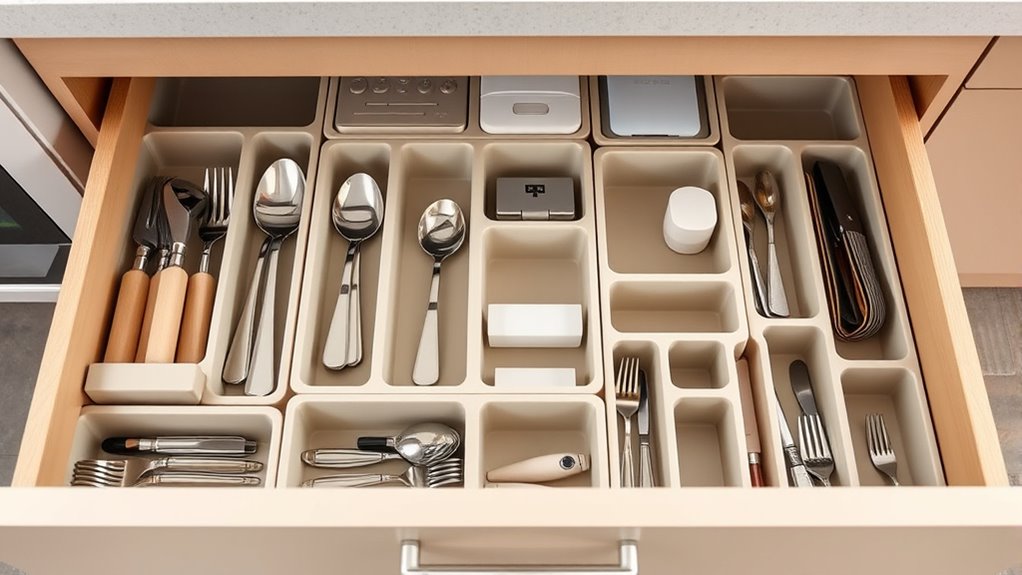 adjustable drawer organizer options