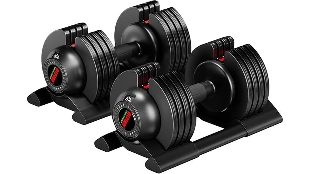 adjustable dumbbell set