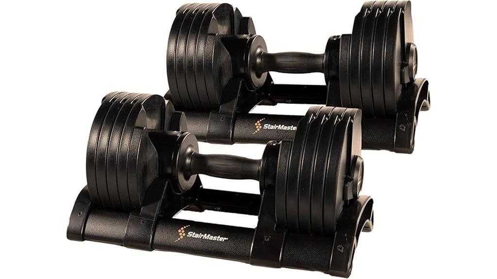 adjustable dumbbell weight set