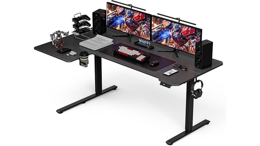 adjustable reversible l desk