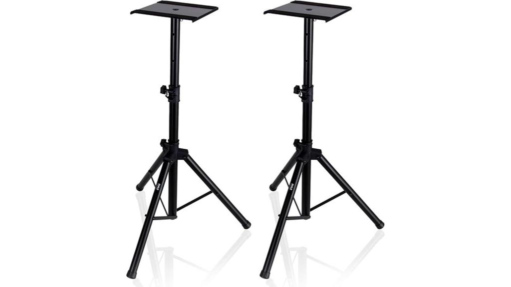 adjustable stereo speaker stands