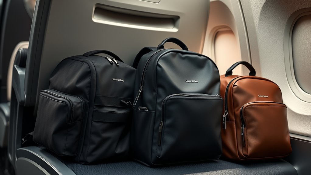 airline approved organized durable backpack