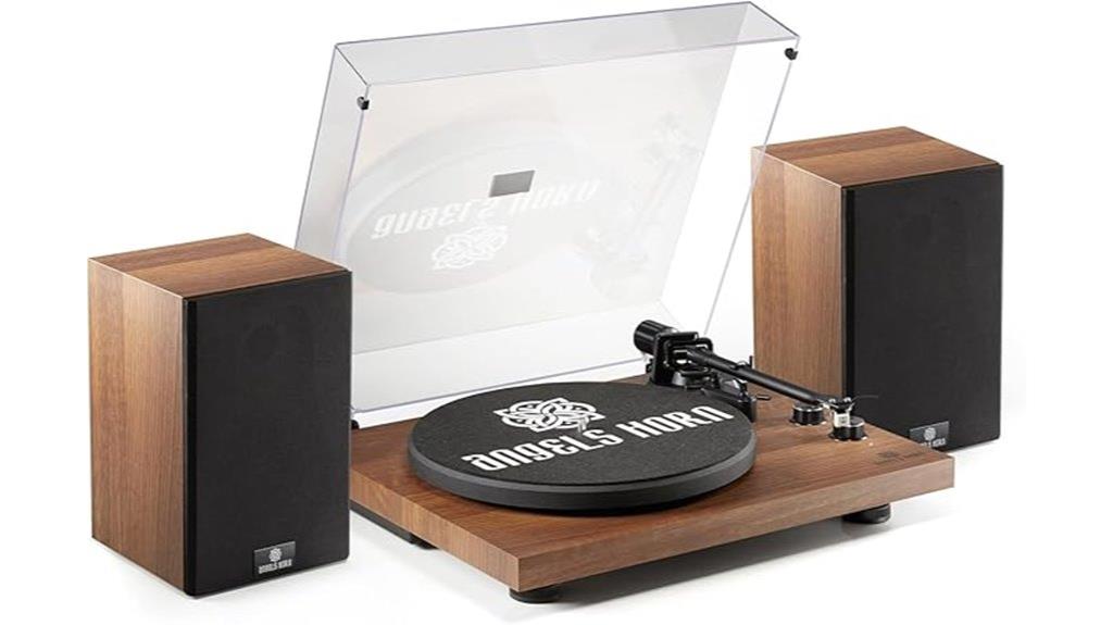 angels horn record player