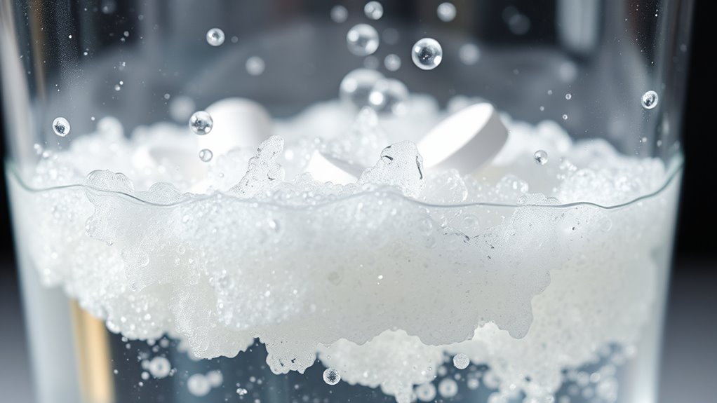 antacid reaction fizzing chemistry