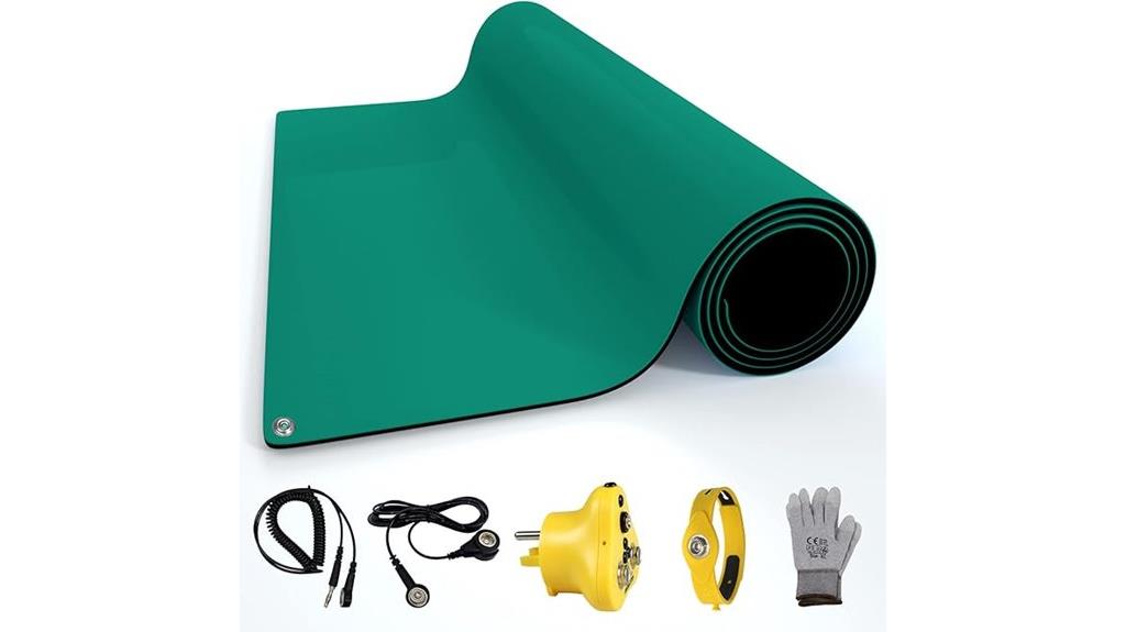 anti static grounding rubber mat