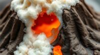 baking soda eruption process