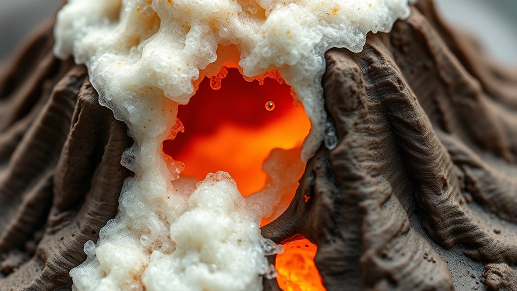 baking soda eruption process