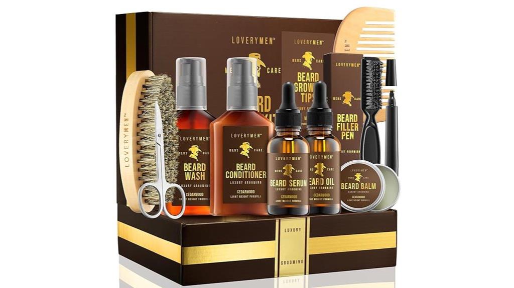 beard grooming cedarwood kit