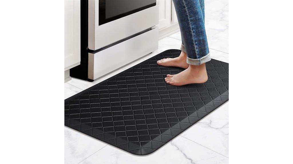 black anti fatigue floor mat