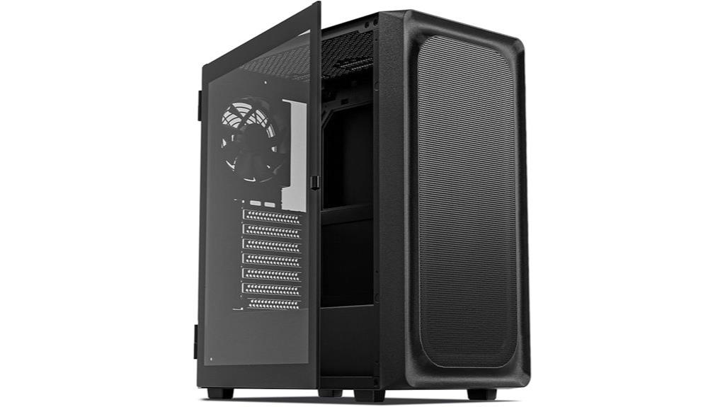 black atx mid tower