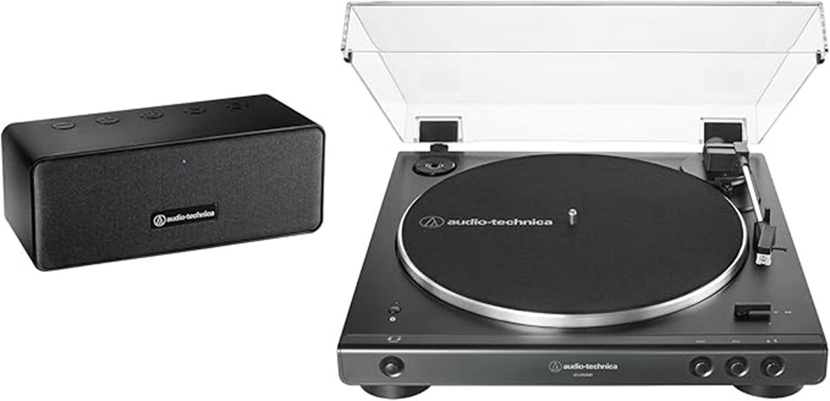 bluetooth record player bundle