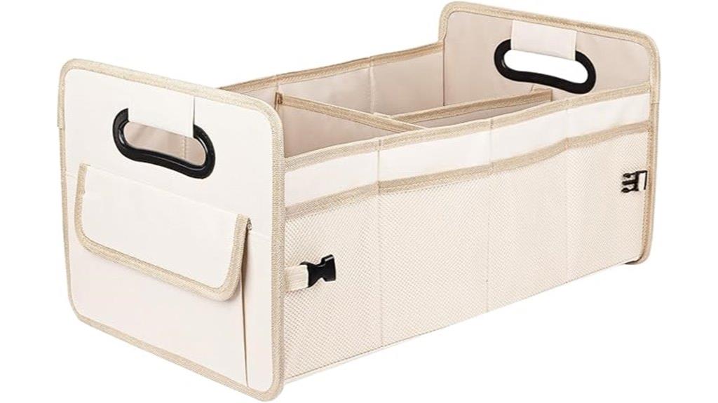 car trunk multi compartment organizer