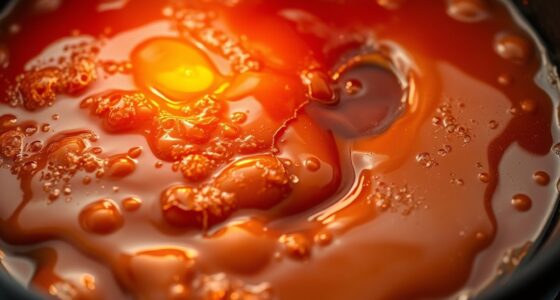 caramel turns bitter and burnt