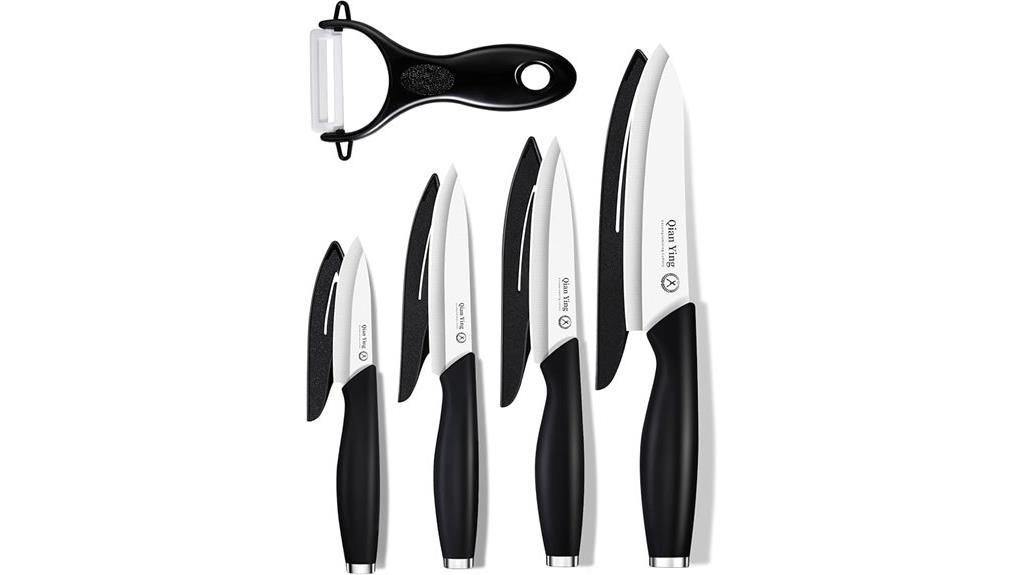 ceramic kitchen knife set