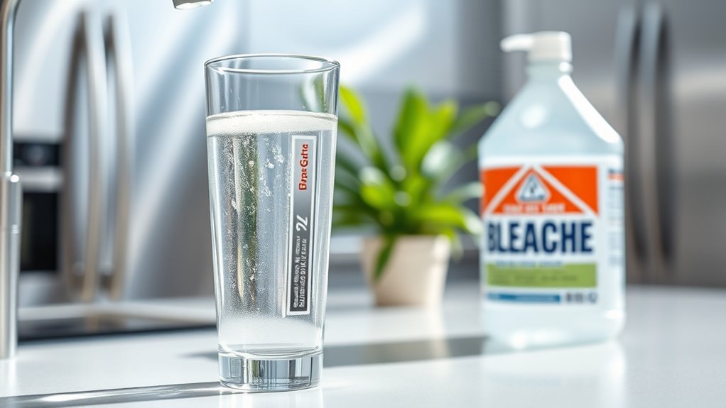 chlorine in tap water