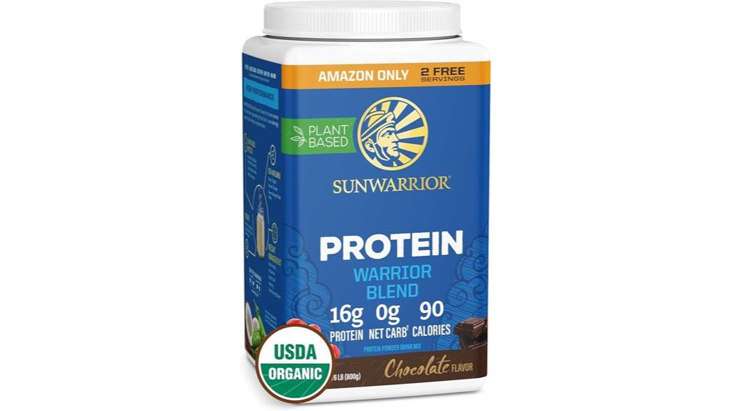 chocolate plant protein powder