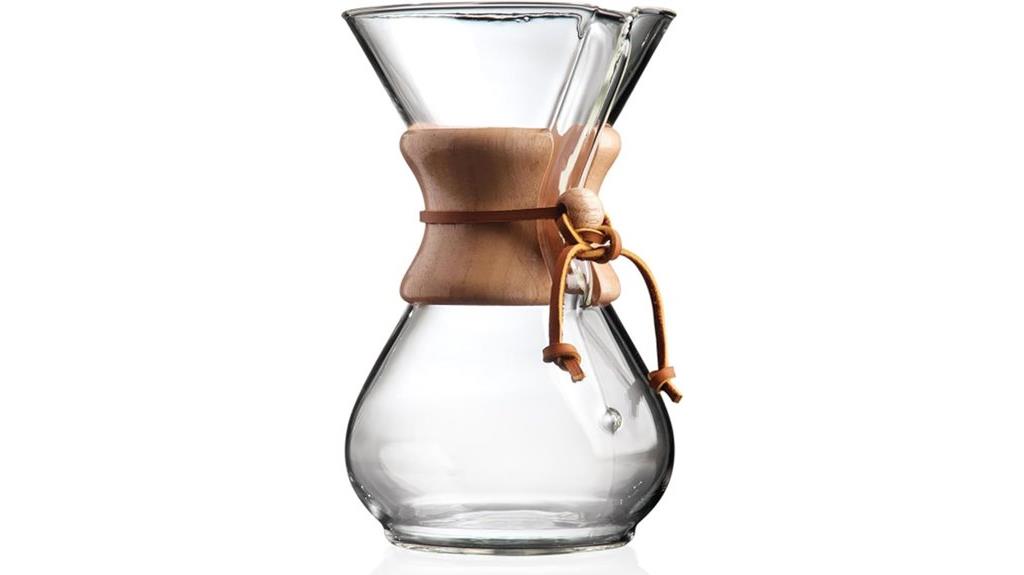 classic 6 cup glass brewer