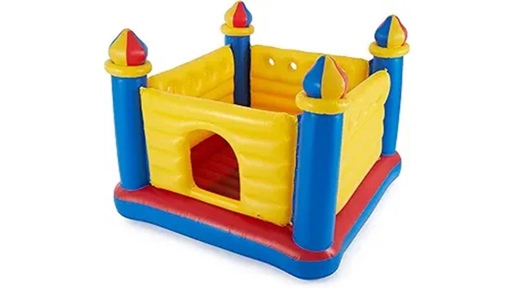 colorful inflatable bounce castle