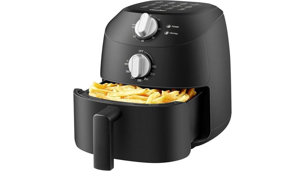 compact 2 1 quart air fryer