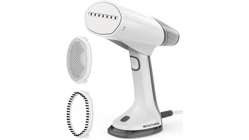 compact dual voltage travel steamer