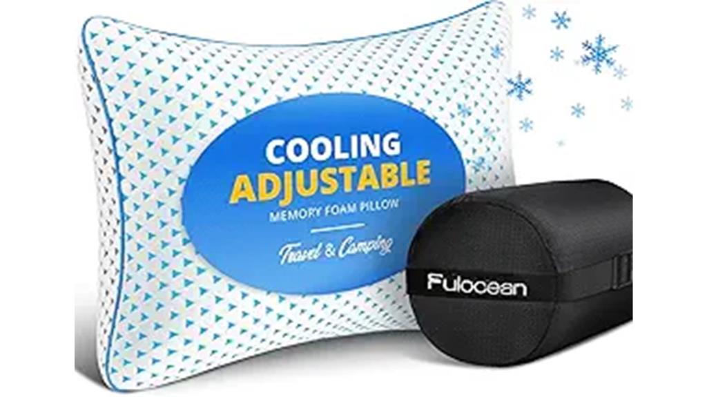 compact gel covered pillow