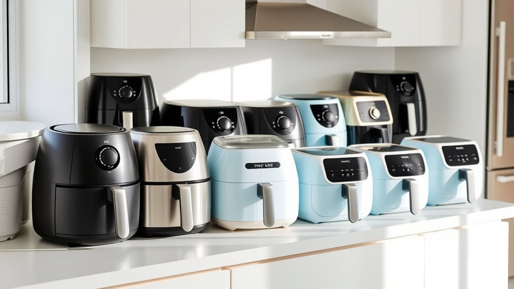 compact kitchen air fryers