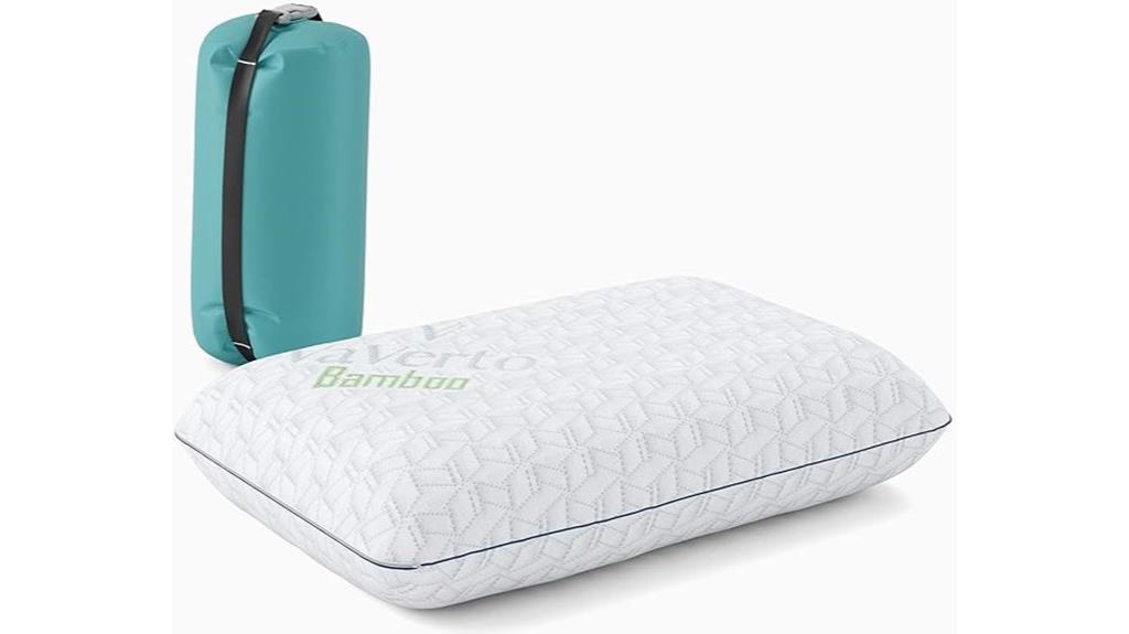 compact memory foam pillow