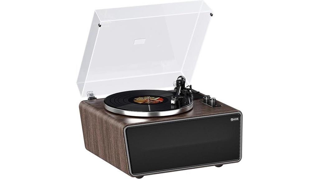 complete bluetooth record player