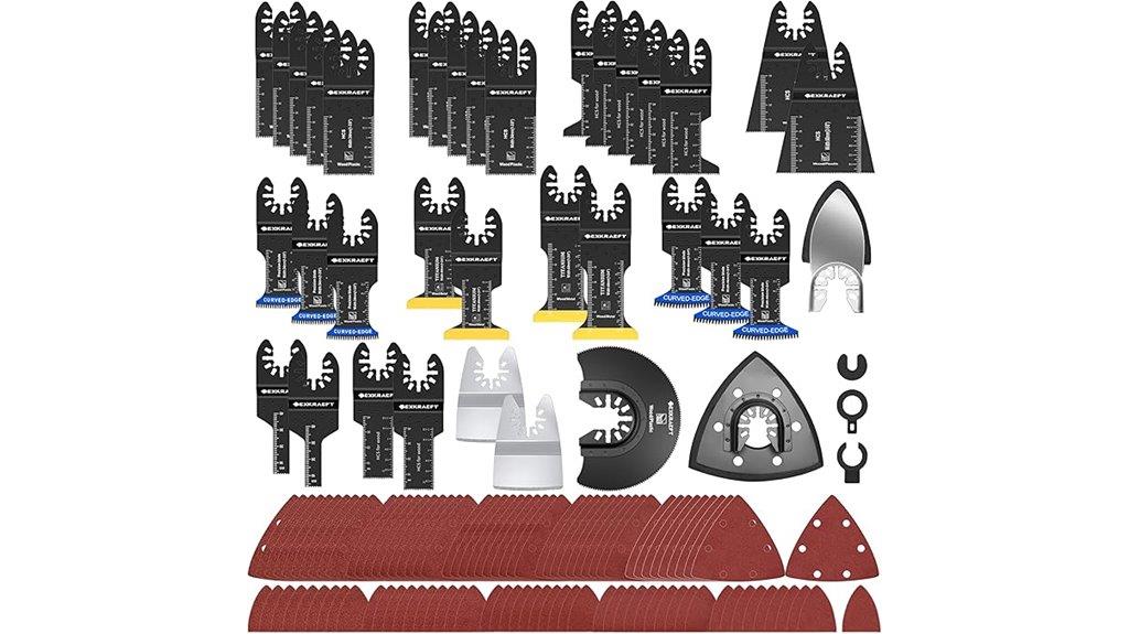 complete oscillating blade set