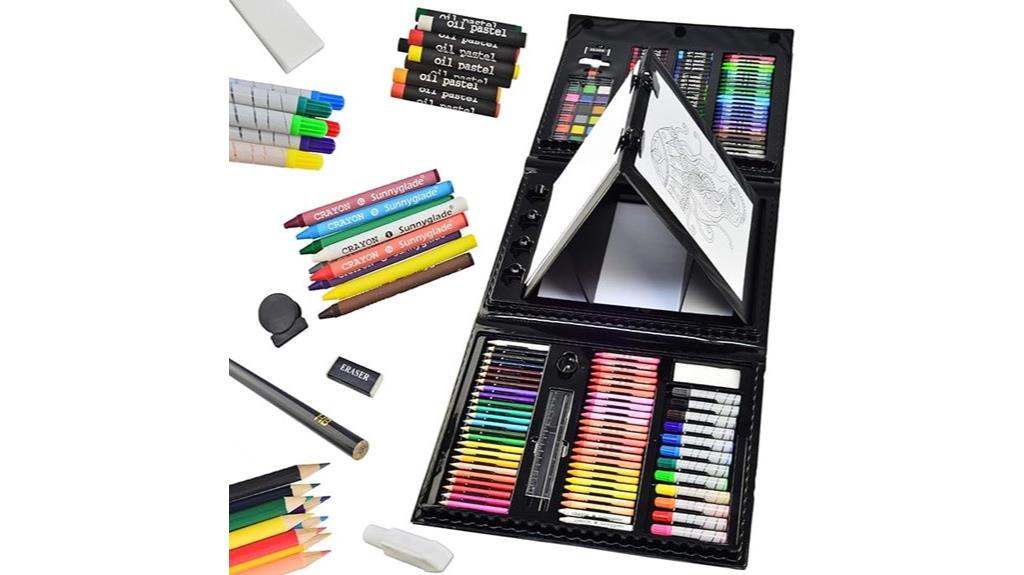 comprehensive artist easel set