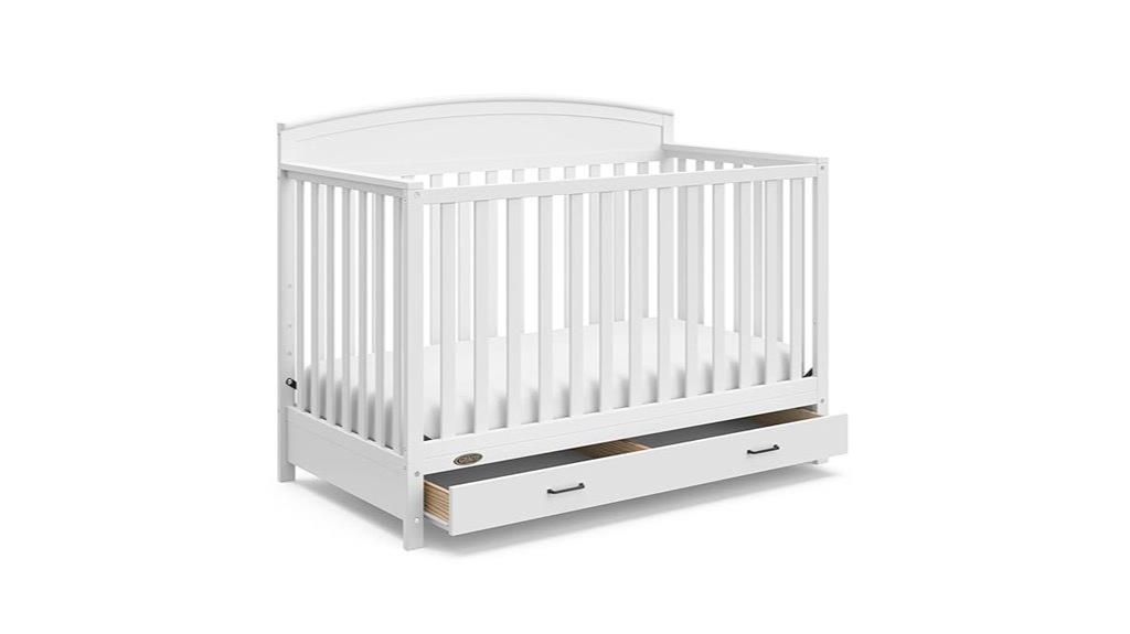 convertible crib with five functions