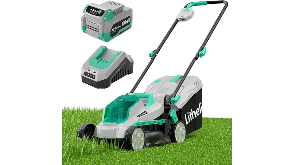 cordless 13 inch lawn mower