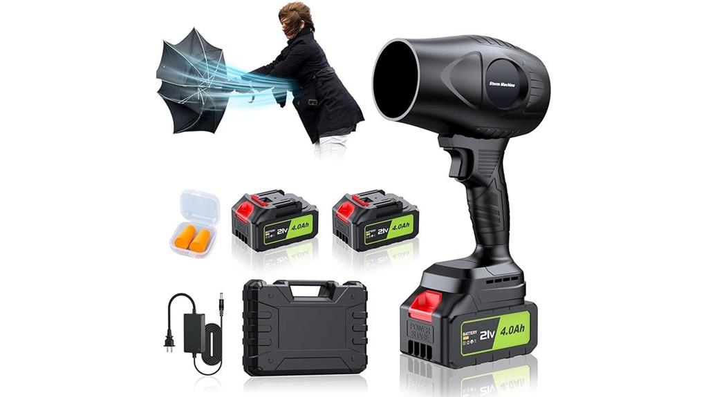 cordless leaf blower set