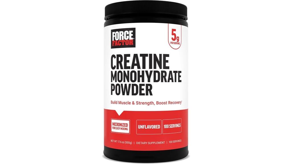 creatine monohydrate powder 100 servings